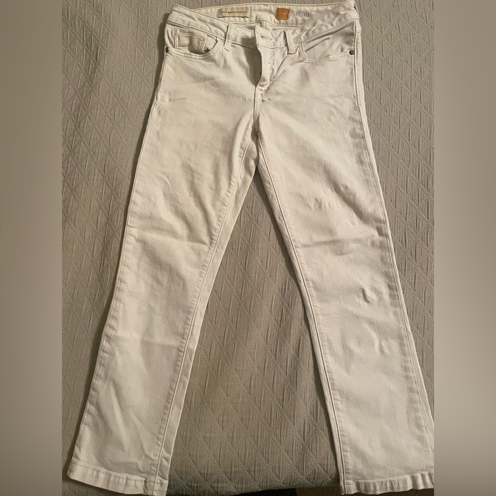 White Pilcro Stet size 27 Anthropologie